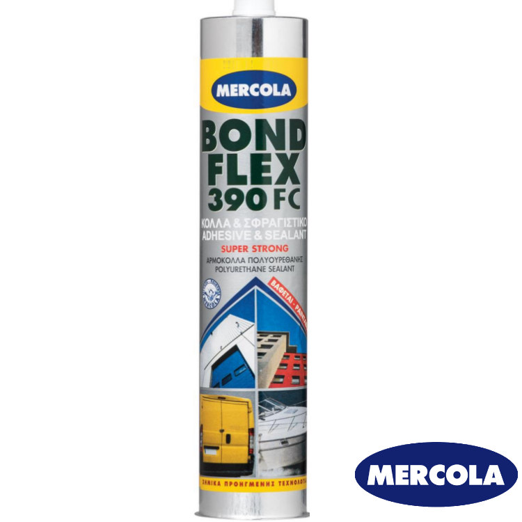 Κόλλα Πολυουρεθάνης Άσπρη 390 FC 310ml Mercola
